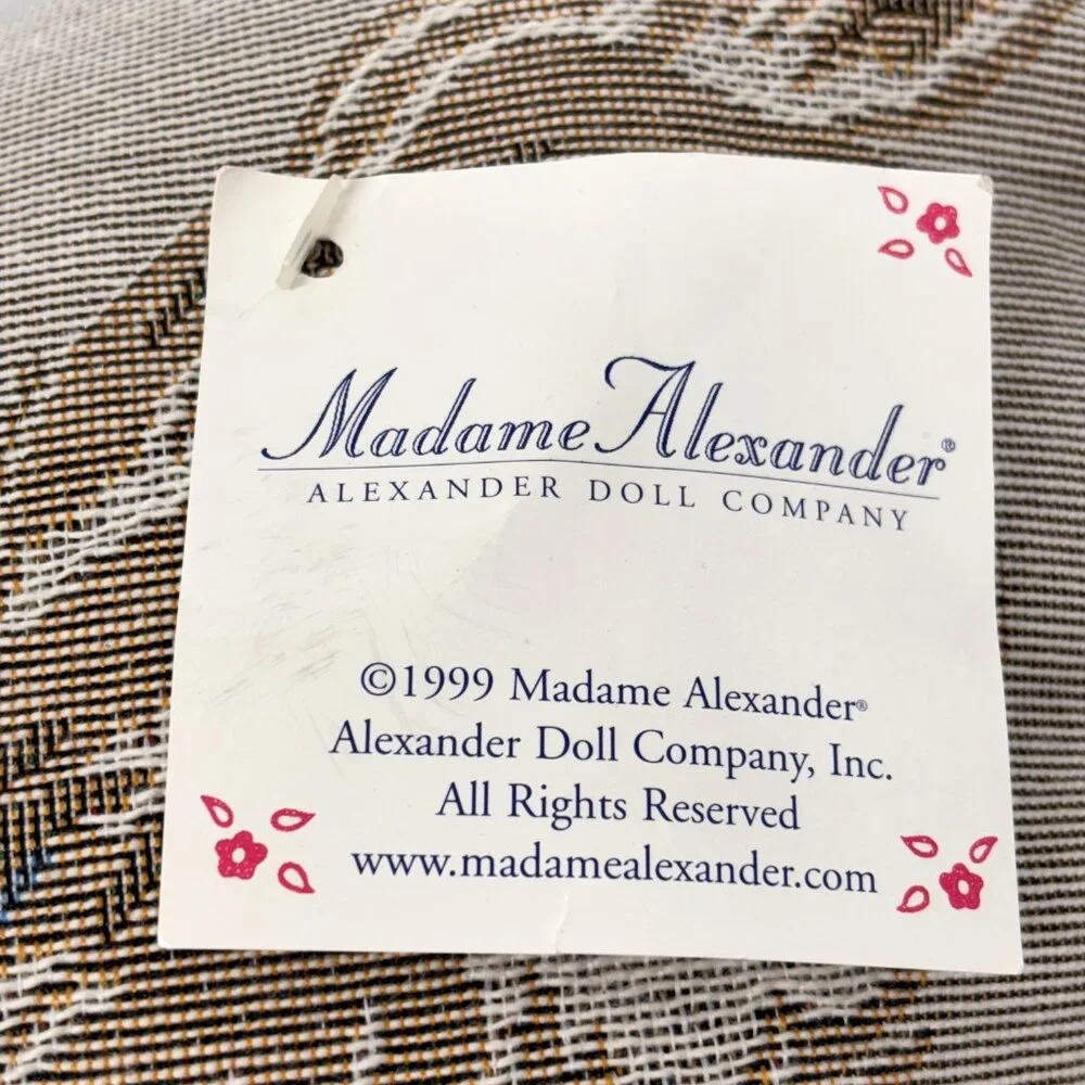 Madame Alexander Ultimate Angel Tapestry Throw Pillow 1999 - New with Tags
